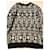 Chanel Jacquard-Strickpullover mit CC-Logo Schwarz Weiß  - Ansicht 2
