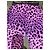 Pantalones Dolce & Gabbana morados estampado leopardo Púrpura Estampado de leopardo - vista 2