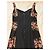 Dolce & Gabbana Seiden-Midikleid mit Blumenprint Schwarz Rot Mehrfarben - vista 3