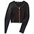 Medusa Versace Rippstrick-Cardigan mit Reißverschluss Schwarz