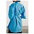 Autre Marque The Frankie Shop Camicia in cotone oversize Blu - vista 7