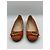Bailarinas Gucci Interlocking G en piel marrón claro - vista 4