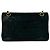 Bolso de hombro Chanel Double Flap Matelassé en piel de cordero negro - vista 3