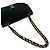 Bolso de hombro Chanel Double Flap Matelassé en piel de cordero negro - vista 4