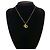 Collana Christian Dior Vintage CD Logo Motif D'oro - vista 2