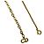 Collana Christian Dior Vintage Logo Motif D'oro - vista 4