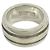 Tiffany & Co Tiffany Vintage Grooved Double Line Ring Silber