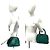Borsa 2-Way in pelle Micro Guccissima Gucci Verde - vista 2