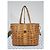 MCM Visetos Medium Liz Reversible Shopper Tote Cognac Marrone - vista 11