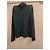 Emporio Armani Rollkragenpullover aus Wolle und Viskose Schwarz Dunkelgrün - Ansicht 6