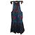 Bcbg Max Azria BCBGMAXAZRIA Robe d'été mi-longue imprimé floral bleu Rouge
