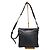 GUCCI Bolsa Messenger Plana Média Guccissima Signature Preta Preto