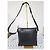 GUCCI Bolsa Messenger Plana Média Guccissima Signature Preta Preto - vista 3