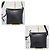 GUCCI Bolsa Messenger Plana Média Guccissima Signature Preta Preto - vista 5
