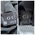 GUCCI Bolsa Messenger Plana Média Guccissima Signature Preta Preto - vista 6