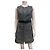Louis Vuitton Monogram Denim Kleid mit Ledergürtel Blau Monogramm