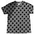 Comme Des Garcons Camiseta Comme des Garçons Polka Dot Negro Gris