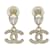 Orecchini Chanel Coco Mark Drop Rhinestone  - vista 1