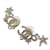Orecchini Chanel Coco Mark Star Rhinestone - vista 2