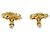 Orecchini a clip Chanel Coco Mark placcati oro da donna - vista 4