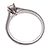 Cartier Platinum 1895 Solitaire Diamond Band Ring - Ansicht 2