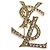 Spilla con strass Yves Saint Laurent