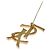 Spilla con strass Yves Saint Laurent - vista 4
