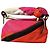 Dries Van Noten Mehrfarbige Leder-Schultertasche Schwarz Pink Weiß Orange