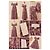 Autre Marque Caroline Constas Maxikleid mit Blumenprint Pink Weiß Lila - Ansicht 4