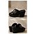 By Far Mule con zeppa in pelle Nero - vista 3