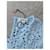Manoush Sky blue openwork cotton top  - view 3
