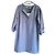 Vestido de seda azul Diane von Furstenberg