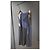 Diane Von Furstenberg Abito lungo con spalline e paillettes Marrone Nero Blu Beige - vista 4