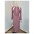 Vestido largo MAJE estampado rosa bordeaux talla 36 - vista 3