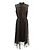 Autre Marque Anayi Kleid Braun Schwarz