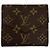 Cartera tríptico Louis Vuitton Monogram Castaño - vista 3