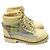 Autre Marque SUICOKE is-ness Nubuck Strick-Arbeitsstiefel Beige - Ansicht 3