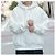 Autre Marque Brushed Fleece Pullover Hoodie URBAN RESEARCH ITEMS Weiß - Ansicht 3