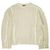 Autre Marque GEN_DAI CREW KNIT Punto de algodón y acrílico Beige