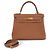 Hermès Kelly 28 Sellier Togo Leder Tasche Braun