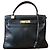 Hermès Kelly 28 Borsa Pelle Box Nera Nero