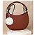 Borsa Hobo Marcie Small di Chloé in pelle marrone - vista 2