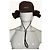 Jacquemus The Artichaut Cappello Bucket Marrone - vista 2
