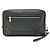 Clutch in pelle Taiga Louis Vuitton Nero Grigio