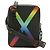 Borsa a tracolla Louis Vuitton Taiga Rainbow Danube Nero Multicolore - vista 2