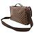 Borsa a Spalla Louis Vuitton Damier Broadway Marrone Damier ebene - vista 3