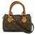 Borsa a mano pochette e borsa a tracolla Louis Vuitton Monogram Mini Speedy Marrone Monogramma - vista 2