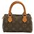 Borsa a mano Louis Vuitton Monogram Mini Speedy Marrone Monogramma