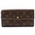 Louis Vuitton Monogram Bi-fold Long Wallet Braun Monogramm - Ansicht 2