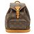Zaino Louis Vuitton Monogram Mini Montsouris Marrone Monogramma